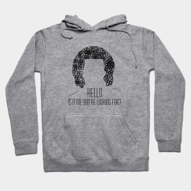 Lionel Richie Shirt - Hello, is it me you are looking for? Hoodie by Farzad-Design